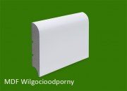 Listwa przypodłogowa MDF biała lakierowana - 100 x 19 PLUS - wilgocioodporna